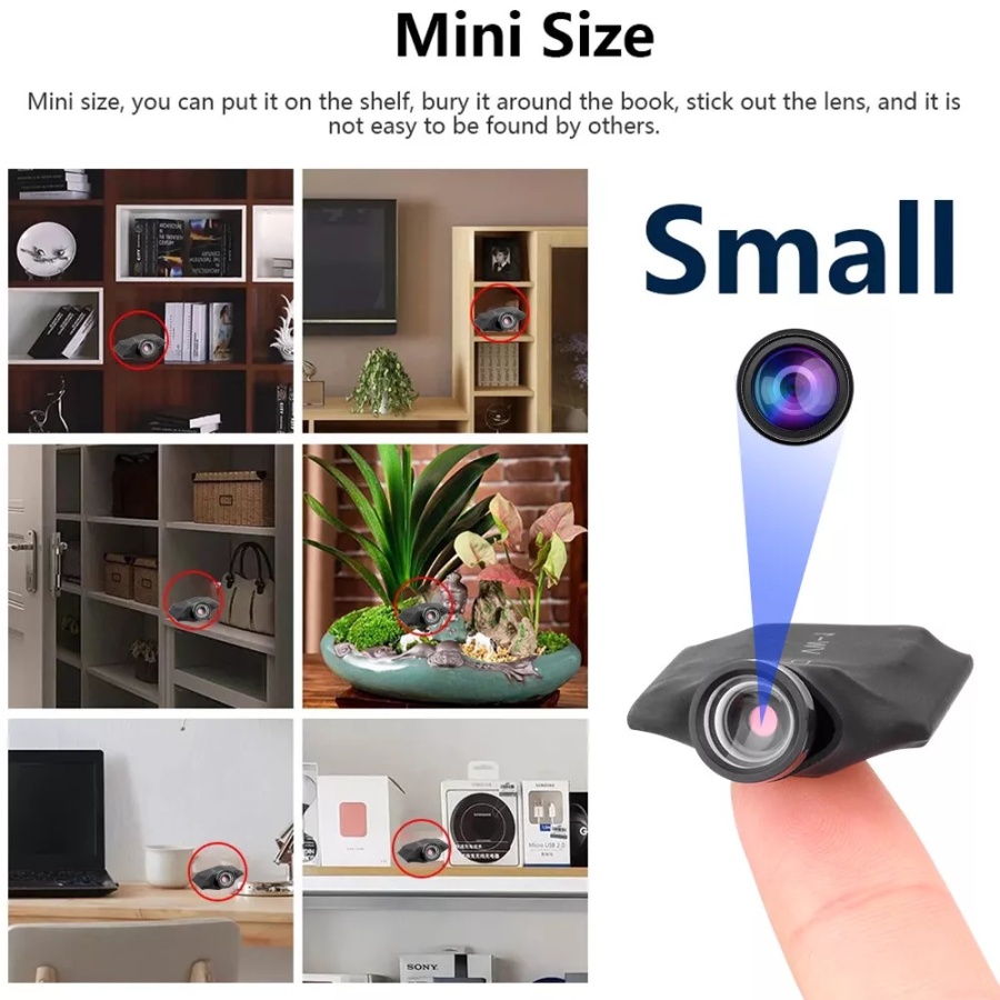 Kitty Heart Camera, Cat Eye Camera Wireless, Mini WiFi Camera 1080p HD - Night Vision Included, Easy Installation, Vision Cam For Home, Office, Car (2